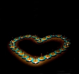 cuore di candele