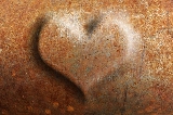 cuore in rilievo