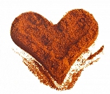 cuore ridotto in polvere