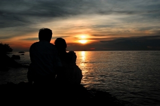 amore al tramonto