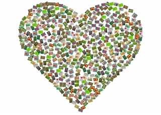 mosaico di cuore