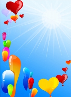 palloncini di cuori
