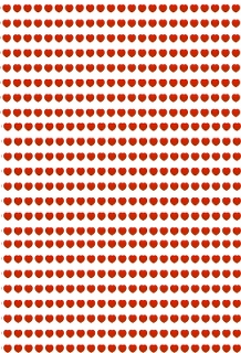 pattern di cuori