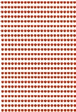 pattern di cuori