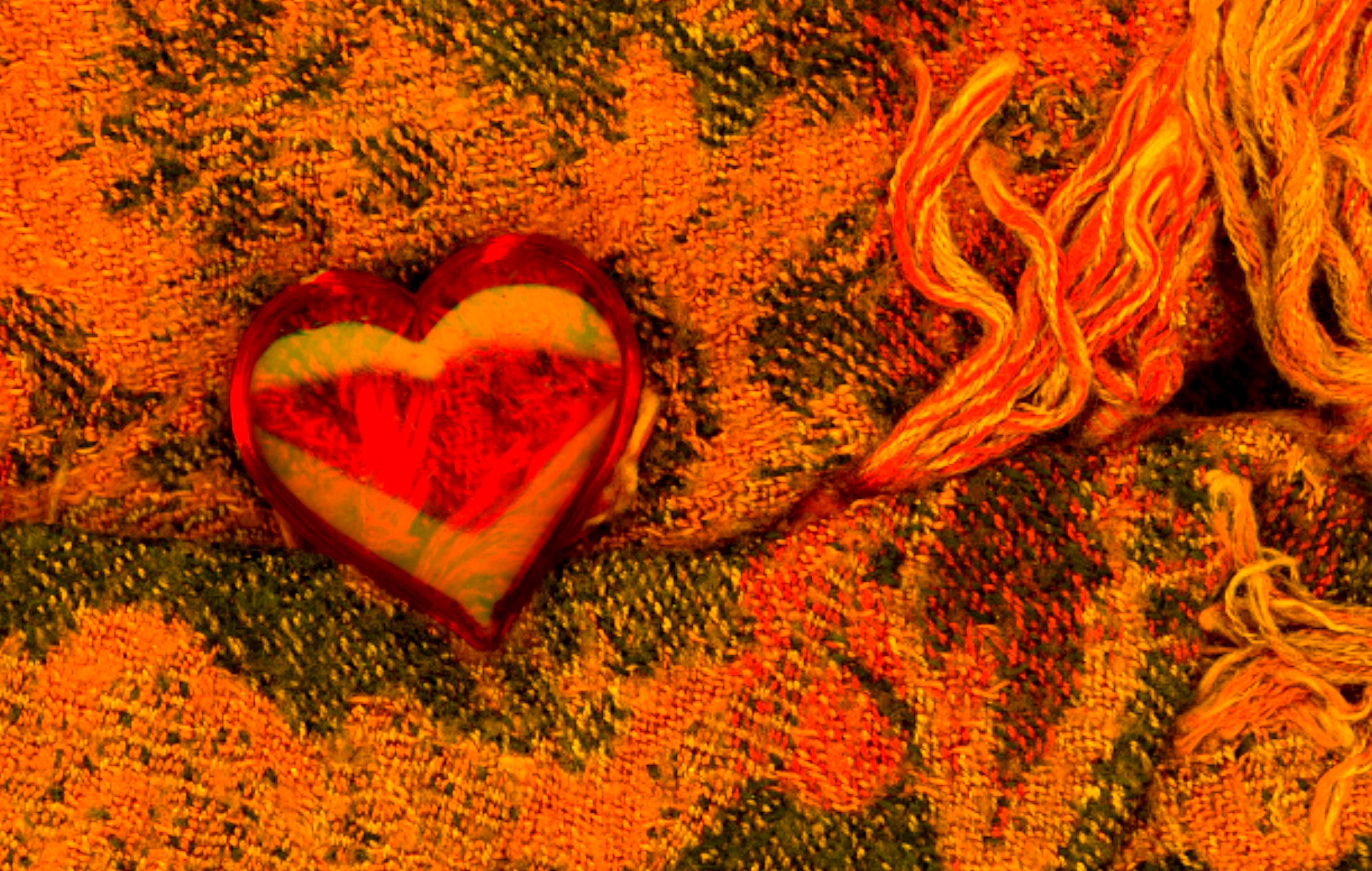 cuore su maglia